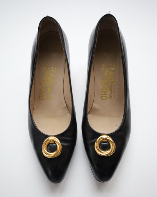 Salvatore Ferragamo 2" Pumps