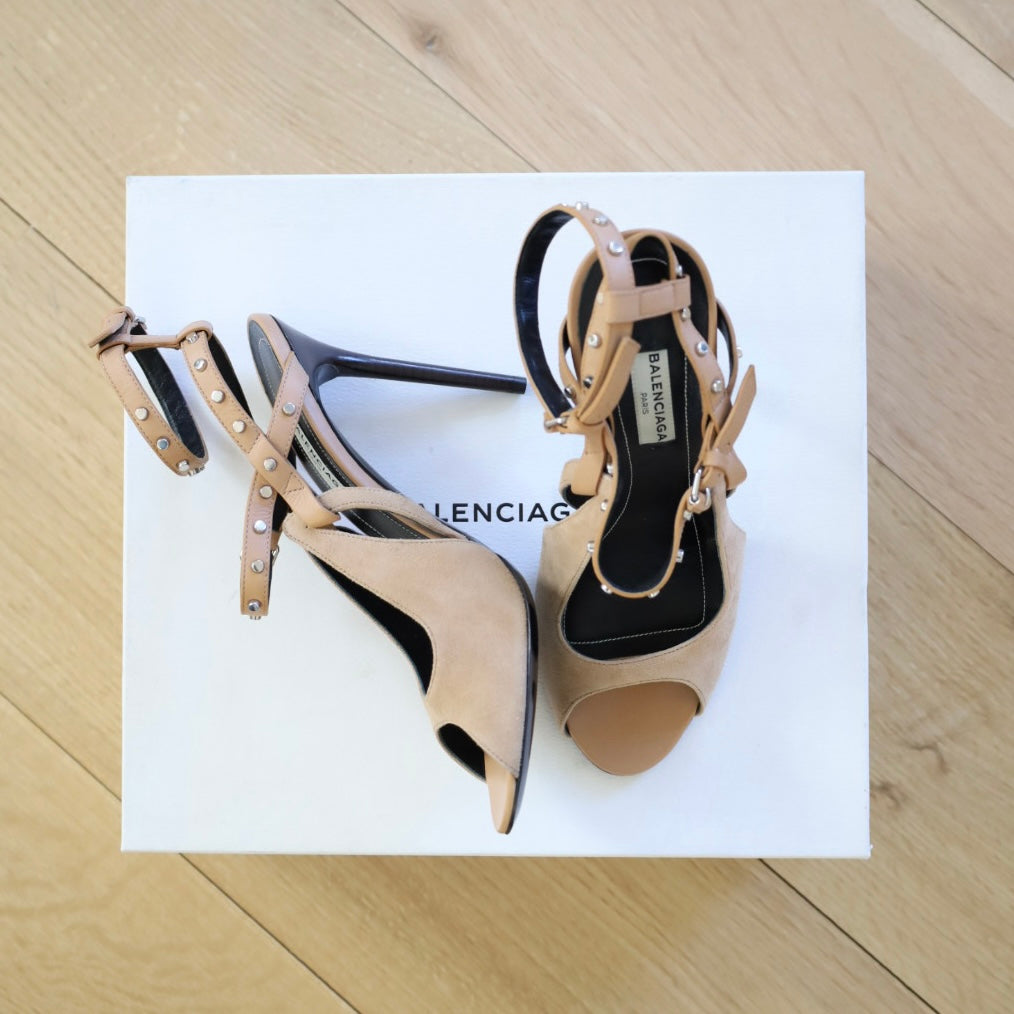 Balenciaga Suede Heels