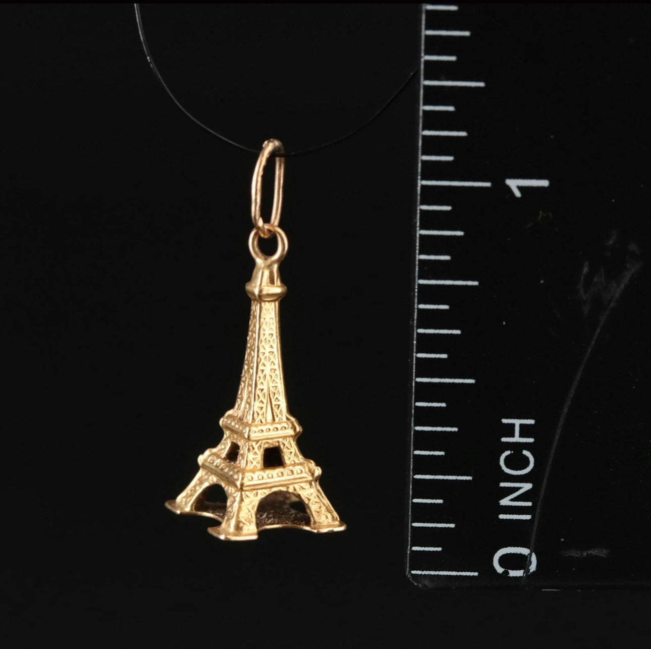 18k Eiffel Tower Pendent