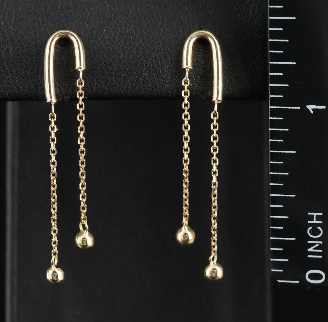 10k Dangle Earrings